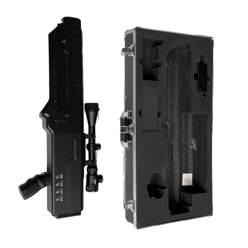  惠东手持便携式枪型低空防御反制四通道A型