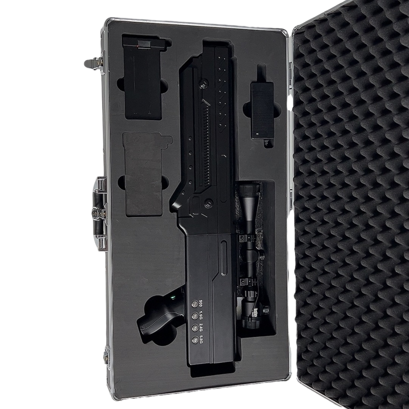  惠东手持便携式枪型低空防御反制四通道B型